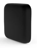 Self-adhesive door stop 45mm black