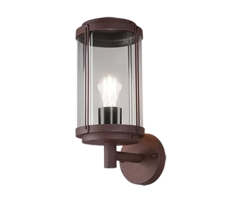 Наружное настенное освещение TRIO Tanaro brūns 1xE27 max.40W IP44 202360124