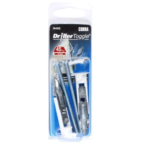 DRILLER TOGGLE dībelis neilona 5.0x75mm, 2gab/iep