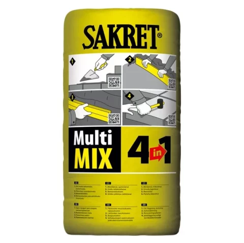 Sakret MultiMIX 4in1 25kg Universāla java