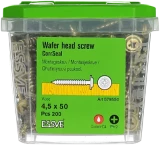 Montāžas skrūve 4.5x50mm rupja vītne CS 200gab/iep., ESSVE 579550