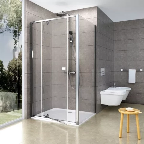 RAVAK dušas siena fiksēta PPS-100 Spīdīgs/Transparent 90GA0C00Z1