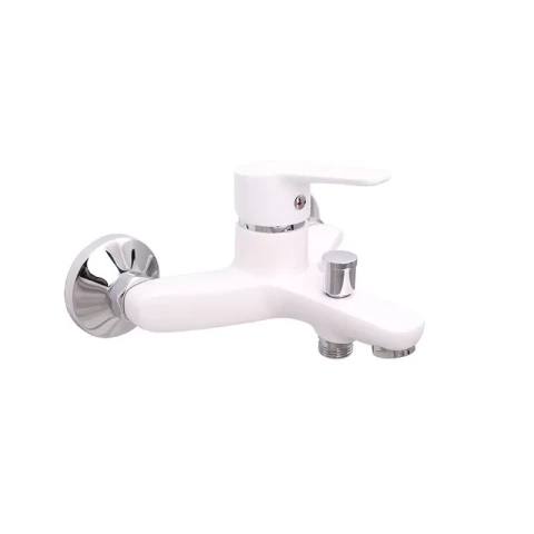 Смеситель для ванны Rubineta Uno-10 WT белый