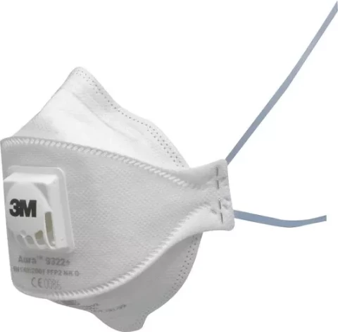 3M Respirator 9322 FFP2V with valve