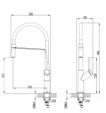 Maisītājs virtuves izlietnes CUCINA,melns KH569081B xx WPF569081PA , 352396