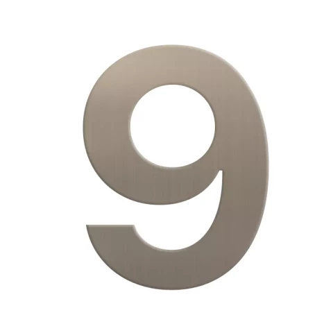 Numurs durvīm Nr.9, pašlīmējošs sudraba