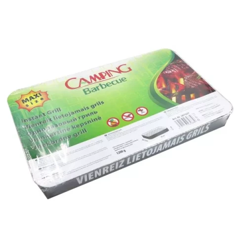 Grils vienreizējai lietošanai 48x30.5x5.5cm 1200g (9)