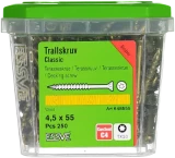 ШУРУП Essve для фасада-террасы 4,5x55 CS 250шт. 648555