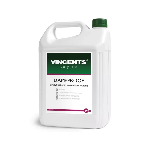 Vincents DAMPPROOF 10L PRODUCT FOR REDUCTION OF MOISTURE MIGRATION