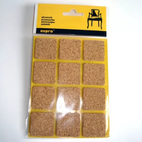 Aizsargpaliktnis mēbelēm 40003 korķis 12gab/iepak 28x28mm