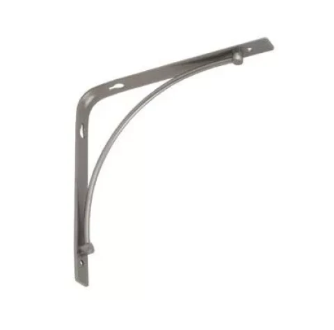 Plaukta turētājs 200x200mm BOW 200 SR, sudrabs