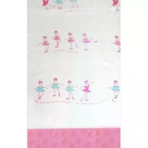 627-32 Dušas aizkari Ballerina 12 riņķu komplekts 180x200cm