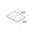 SAVIENOJUMU PLATE 200x600x2.0 mm