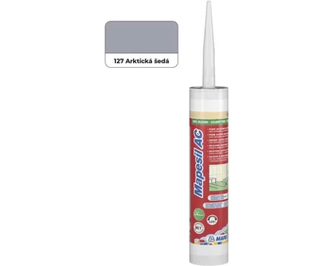 MAPEI MAPESIL AC-127 310ML Silikona hermētiķis Arktikas pelēks