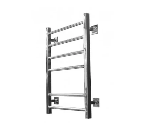 Полотенцесушитель Rondo, 500X700mm, подключение к воде, нерж. сталь, полированн.