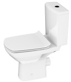 Cersanit toilet bowl 637 CARINA CO 011 3/5L, with SC SLIM lid