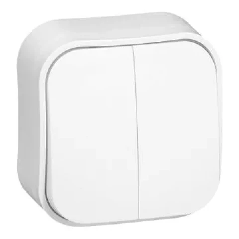 Legrand slēdzis 2-taust  balts v/a