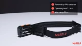 Mareld Stellar 250 Headlamp 250 lm 6500K 50%/4.5 h 100%/2 h IP64 3xAAA with Sensor