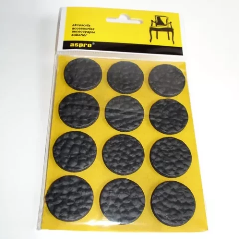 Aizsargpaliktnis mēbelēm 40005 Melns 12gab/iep ar pretslīdi