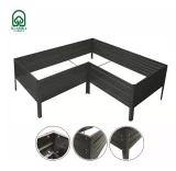 Paaugstinātā dārza dobe Klasika Garden L - veida, krāsota