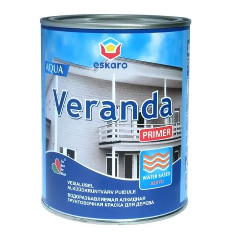 Eskaro VERANDA PRIMER AQUA 0.9L primer for wood