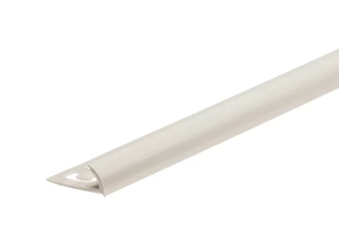 FLĪŽU LĪSTE PVC 12MM, Bēša ārējais stūris