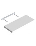 Floating shelf white 60x24cm