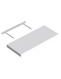 Floating shelf white 60x24cm