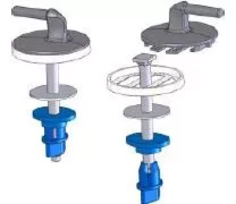 Крепления универсальное к сиденью для унитаза