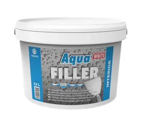 Eskaro AQUA FILLER 2.5L Mitrumizturīga špakteļmasa