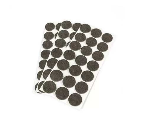 Фетровые защитные накладки 30x30mm коричневая 21шт.