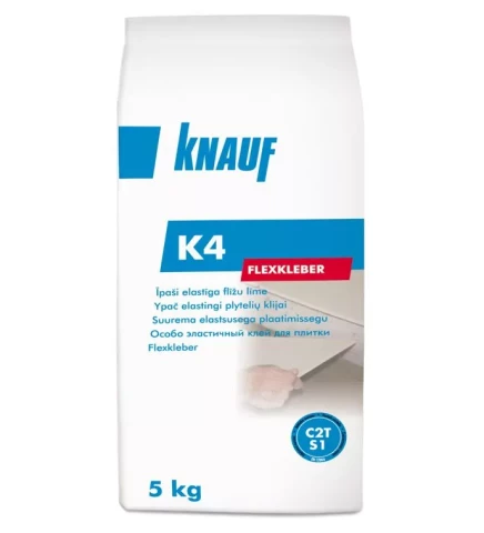 Knauf K4 īpaši elastīga flīžu līme 5kg