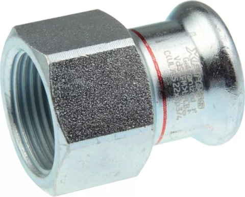 Straight connector 18x3/4'' F (Steel)KAN-therm