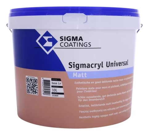 Sigmacryl Universal LN 10L Матовая краска для стен