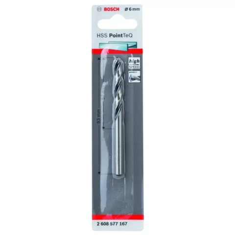 Urbis metālam PointTeQ 6x57x93mm, 1gab/iep., BOSCH 2608577167