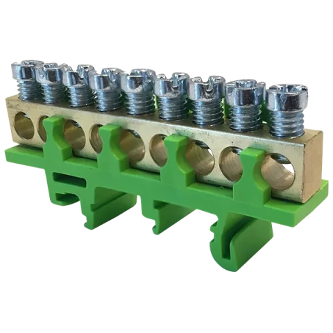 Zemējuma termināls PE9 zaļš 9x16mm2