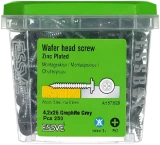 Монтажный шуруп Essve черный 4,2X25мм RAL7024 250шт/уп, 573629