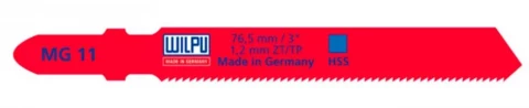 Figūrzāģa asmens MG 11, 5gab/iep., WILPU