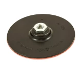 Gumijas disks ar lipekli slīpmašīnai D125mm M14, FASTER TOOLS 3587
