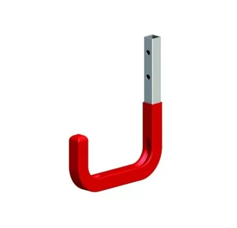 Āķis sienai 80mm metāla Sarkans