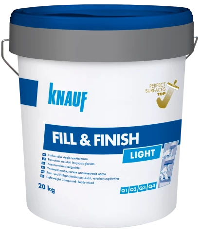 Knauf FILL&FINISH LIGHT 20kg  Gatavā špaktele (zila)