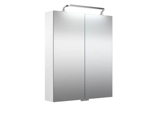 ALTERNA Зеркальный шкаф AMBER MIA со LED подсветкой AMBV60, белый