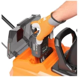 Battery-Powered Snow Blower DAST 5542Li 2x21V + Charger, 51cm, 28cm, LED, DAEWOO