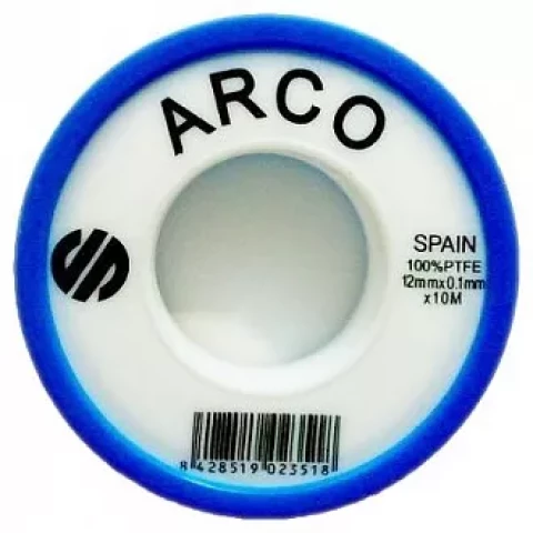 ARCO teflona lente 12mx19mmx0.075mm vītņu pakošanai