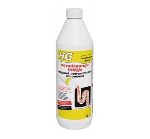 HG Drain Unblocker 1l Novadcaur.tīrīšanas līdzeklis