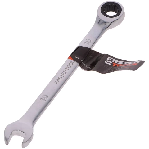 FASTER TOOLS Ключи рожково-накидные с трещеткой 10mm