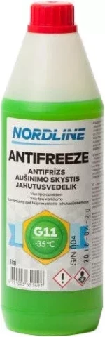 Nordline Antifrīzs G11 -35°C zaļš 1kg