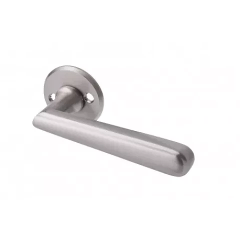 Handle Scandinavian, brass, matt chrome finish