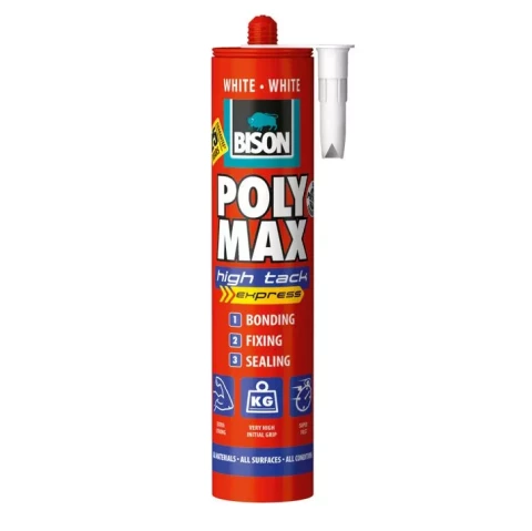 Bison POLY MAX HIGH TACK 425g белый герметик