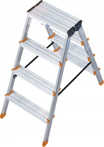 Kāpnes A-veida dubultās 2x4 pakāpieni h= 0.9m KRAUSE Monto Dopplo